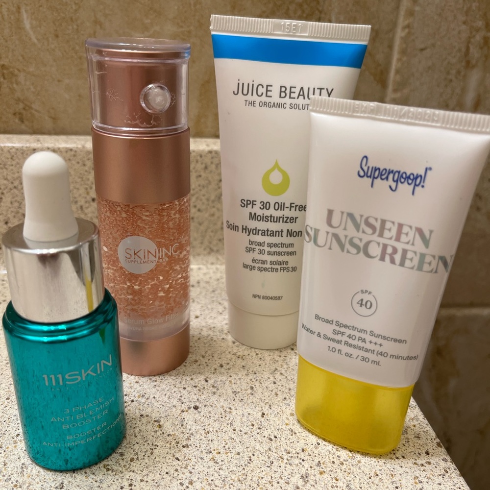 Ultimate daily skincare bundle with SPF